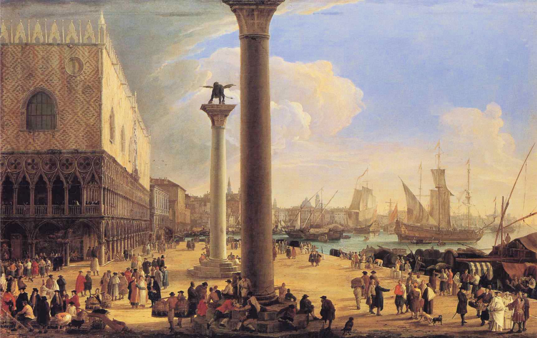 Pristanište u Veneciji, ispred Duždeve palače