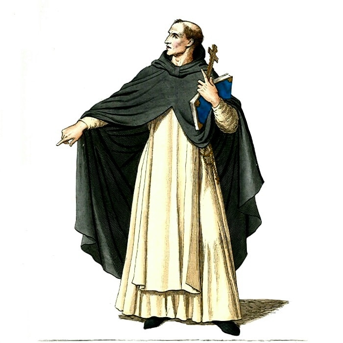 Srednjovjekovni katolički svećenik