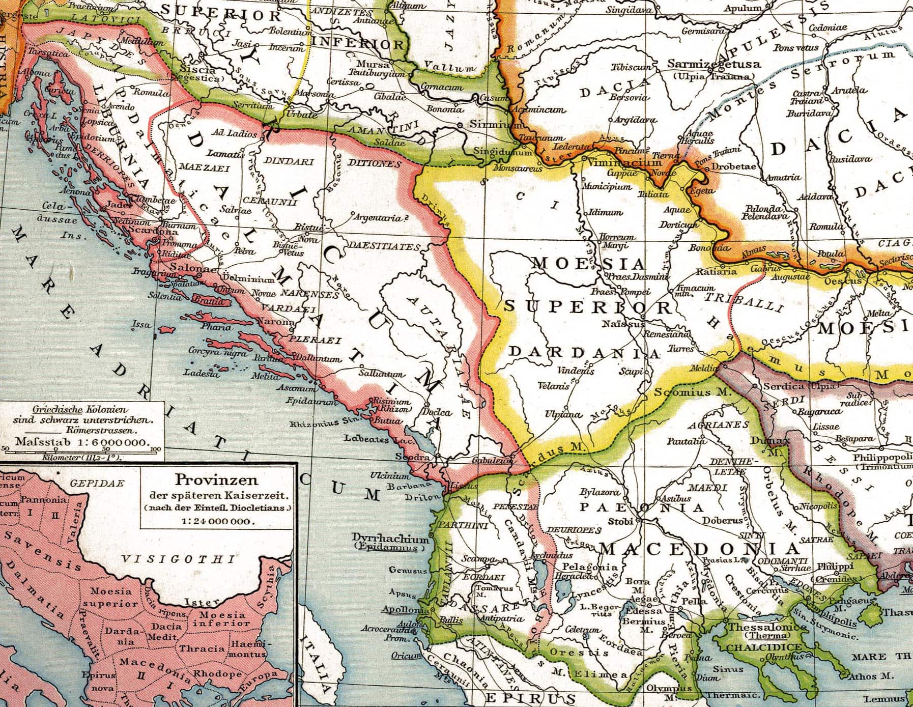 Rimska provincija Dalmacija prema Dioklecijanu, 3. stoljeće