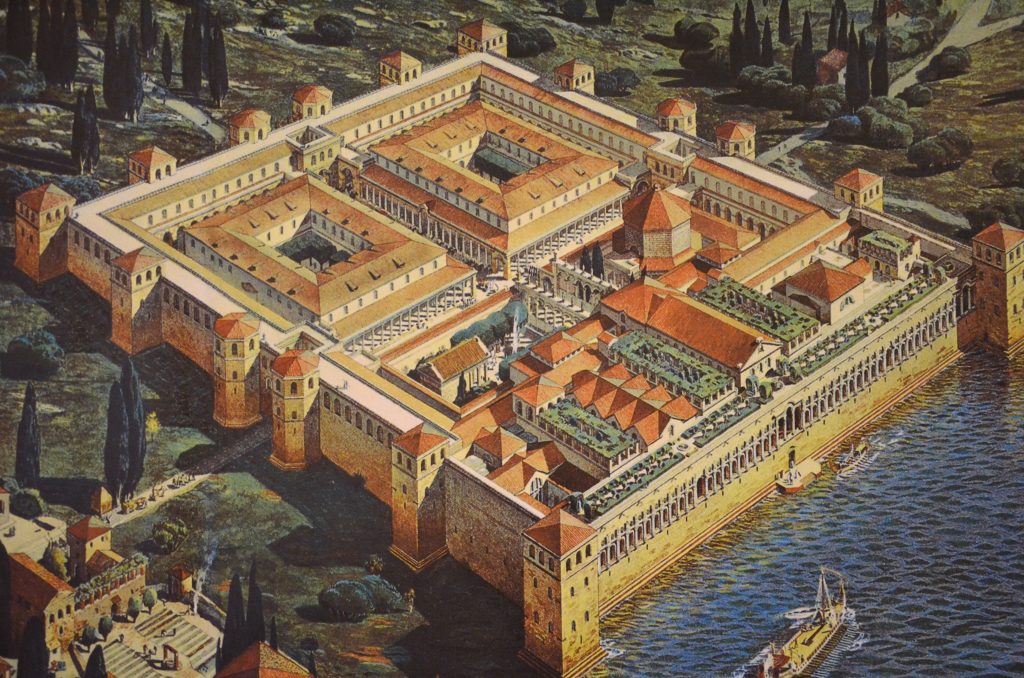 Dioklecijanova palača u blizini Salone, danas u Splitu